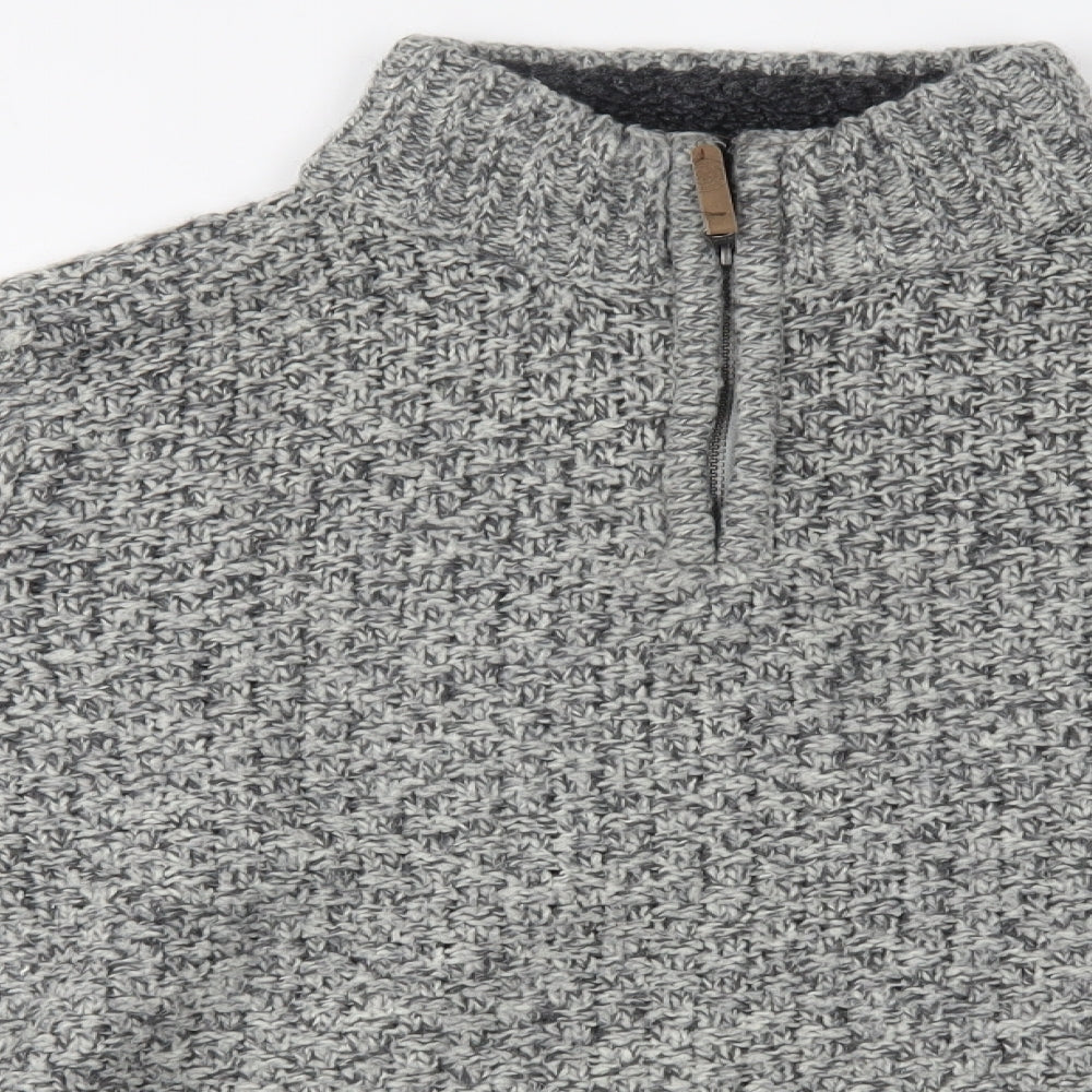 George Mens Grey   Pullover Jumper Size L