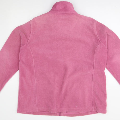 Victoria Taylor Womens Pink   Full Zip Sweatshirt Size 24