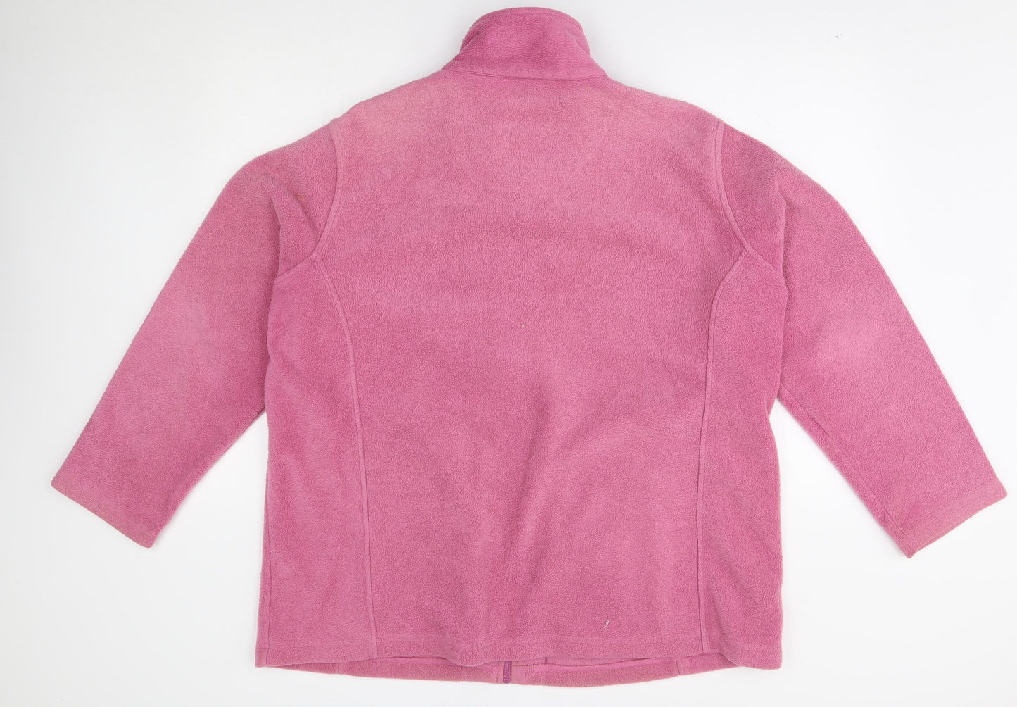 Victoria Taylor Womens Pink   Full Zip Sweatshirt Size 24