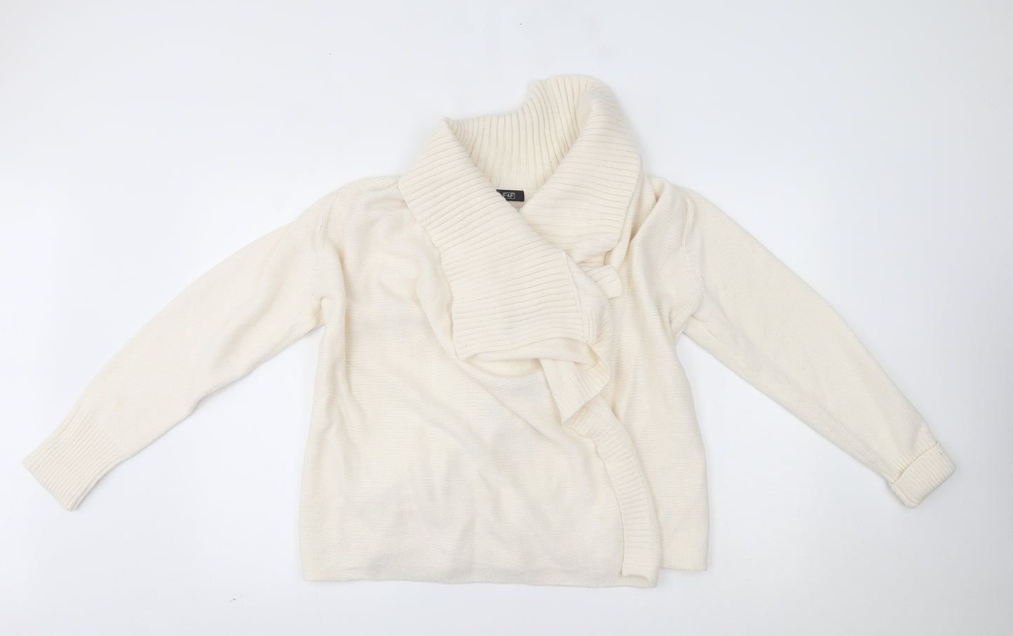 F&F Womens White   Cardigan Jumper Size 14