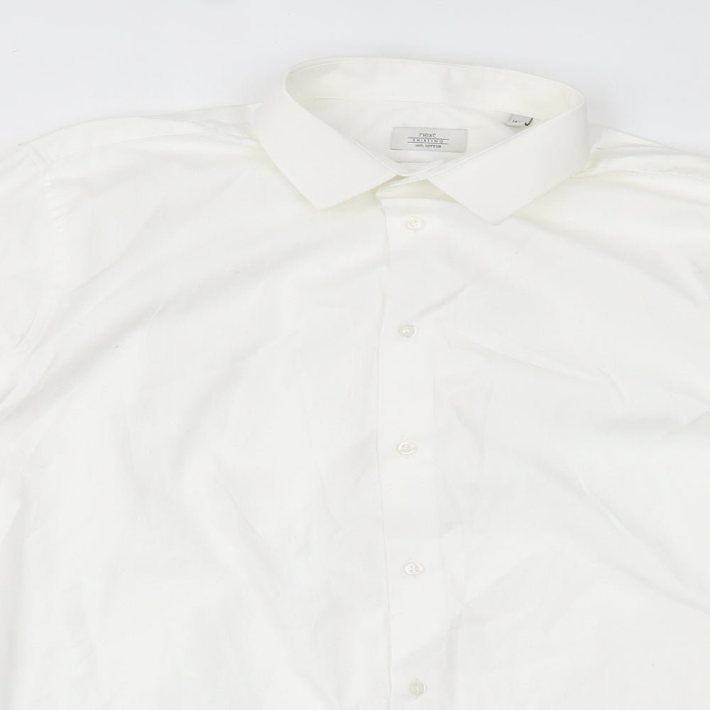 NEXT Mens White    Dress Shirt Size 16.5
