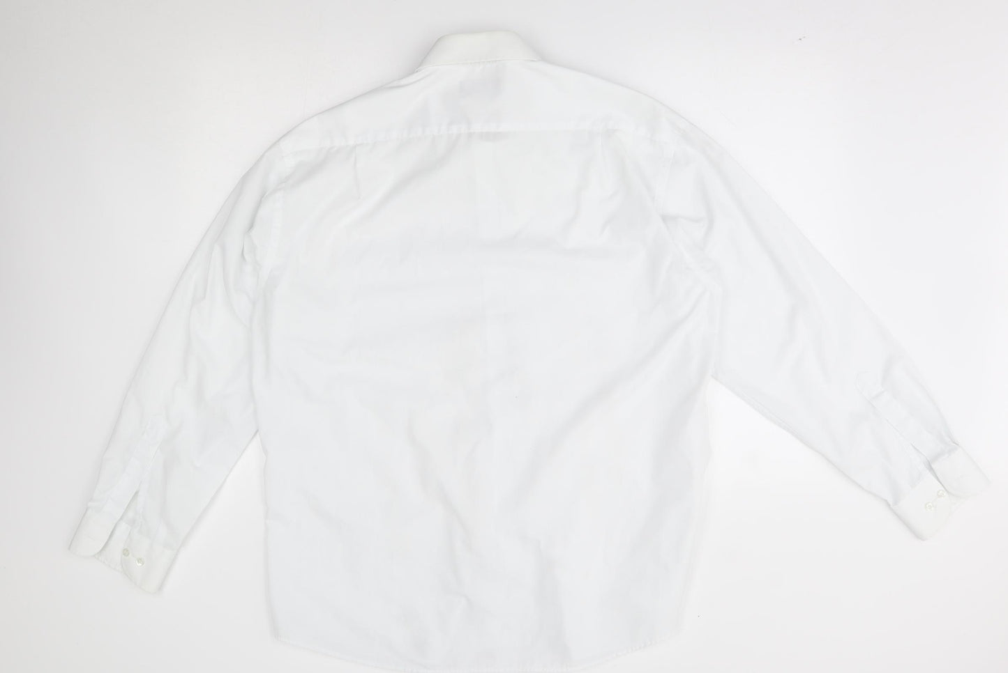 M&S Mens White    Dress Shirt Size 16.5