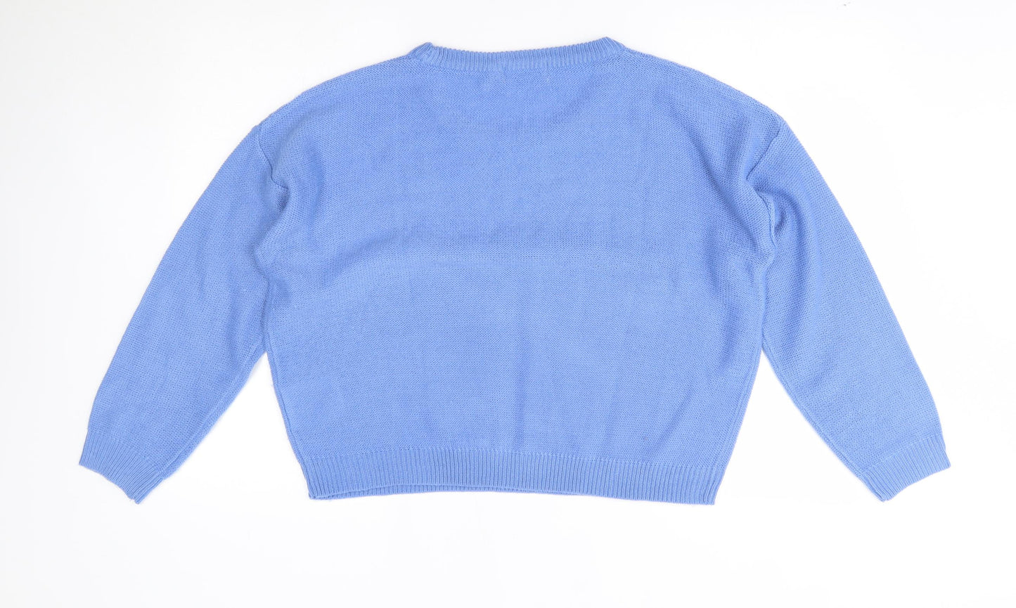 Brave Soul Womens Blue   Pullover Jumper Size L