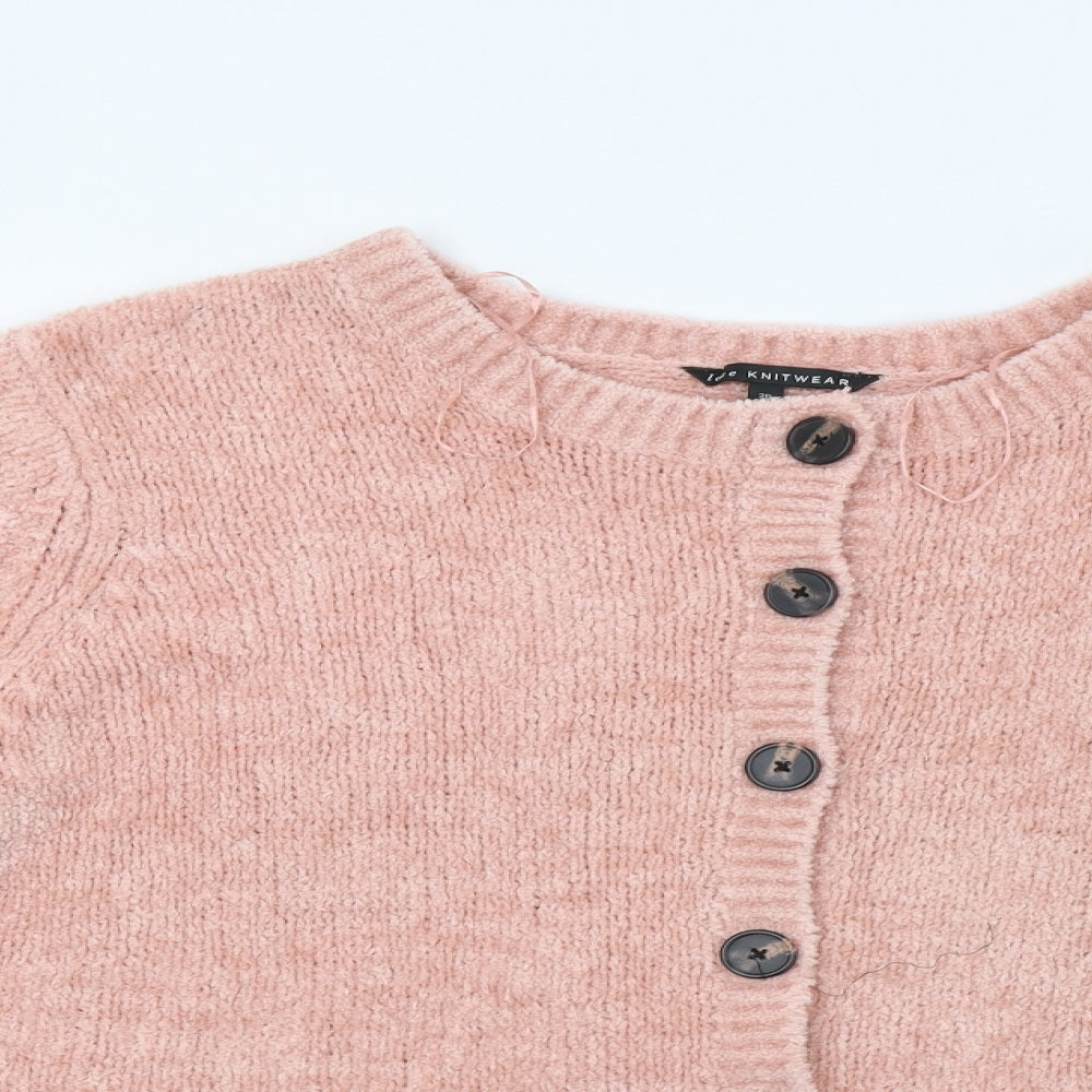 Bonmarché Womens Pink   Cardigan Jumper Size 26