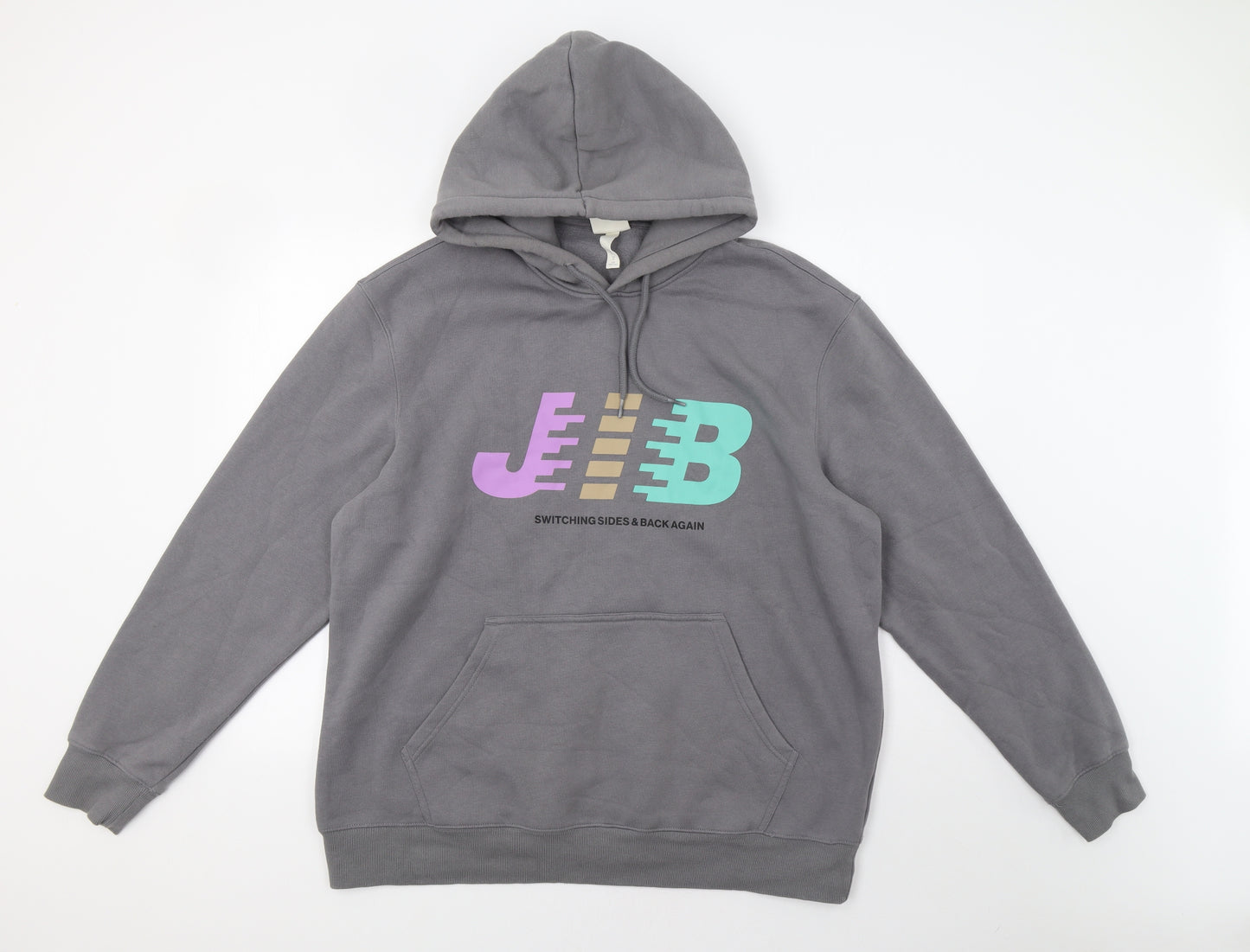 H&M Mens Grey   Pullover Hoodie Size XL