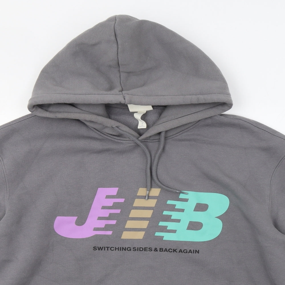 H&M Mens Grey   Pullover Hoodie Size XL