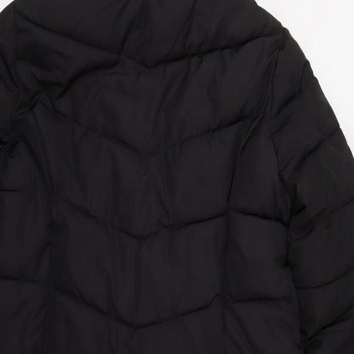 Papaya Womens Black   Puffer Jacket Jacket Size 20