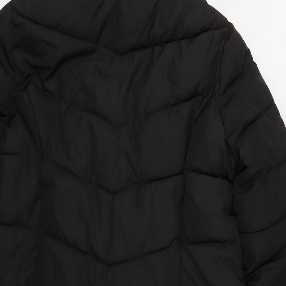 Papaya Womens Black   Puffer Jacket Jacket Size 20