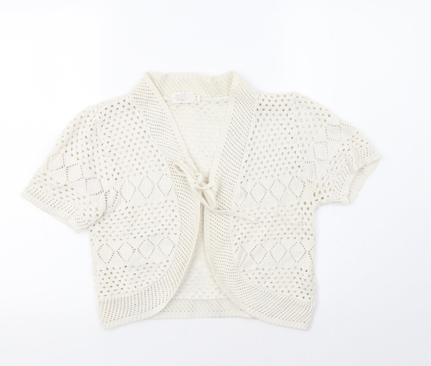 New Design Womens Ivory   Cardigan Jumper Size M
