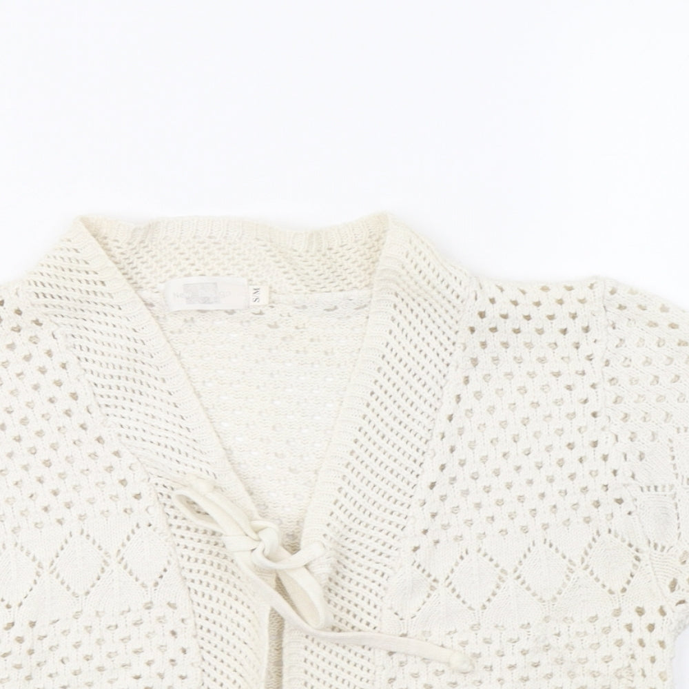 New Design Womens Ivory   Cardigan Jumper Size M