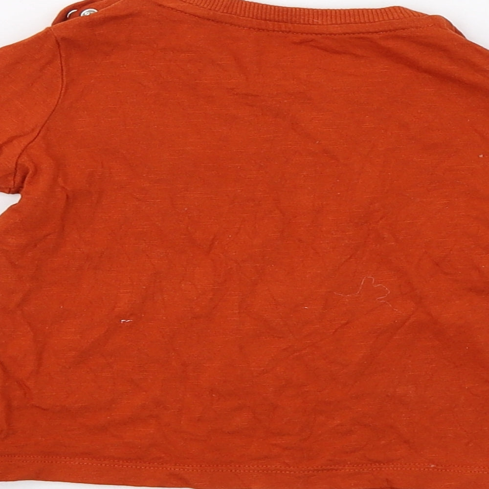 F&F Baby Orange   Basic T-Shirt Size 18-24 Months