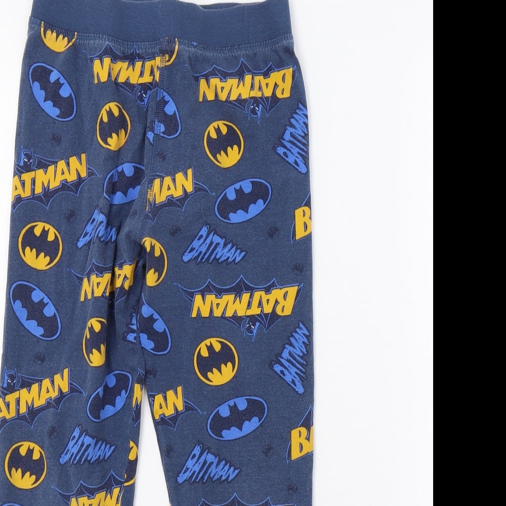 M&S Boys Blue    Pyjama Pants Size 7-8 Years  - Batman