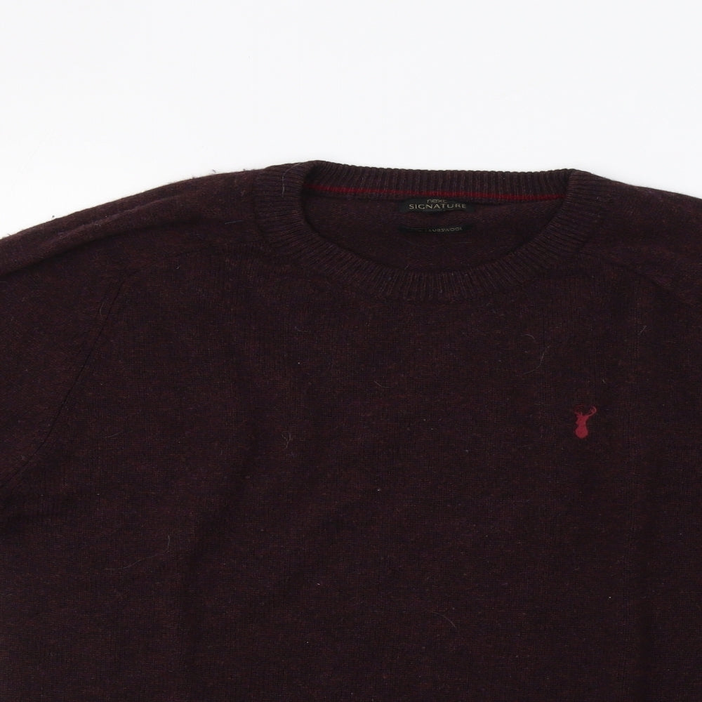 NEXT Mens Purple   Pullover Jumper Size L