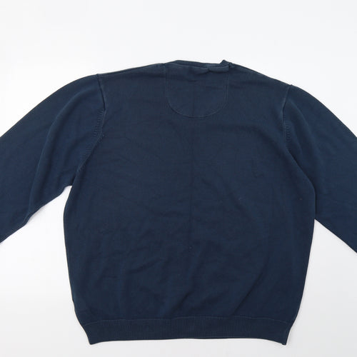 M&S Mens Blue   Pullover Jumper Size 2XL