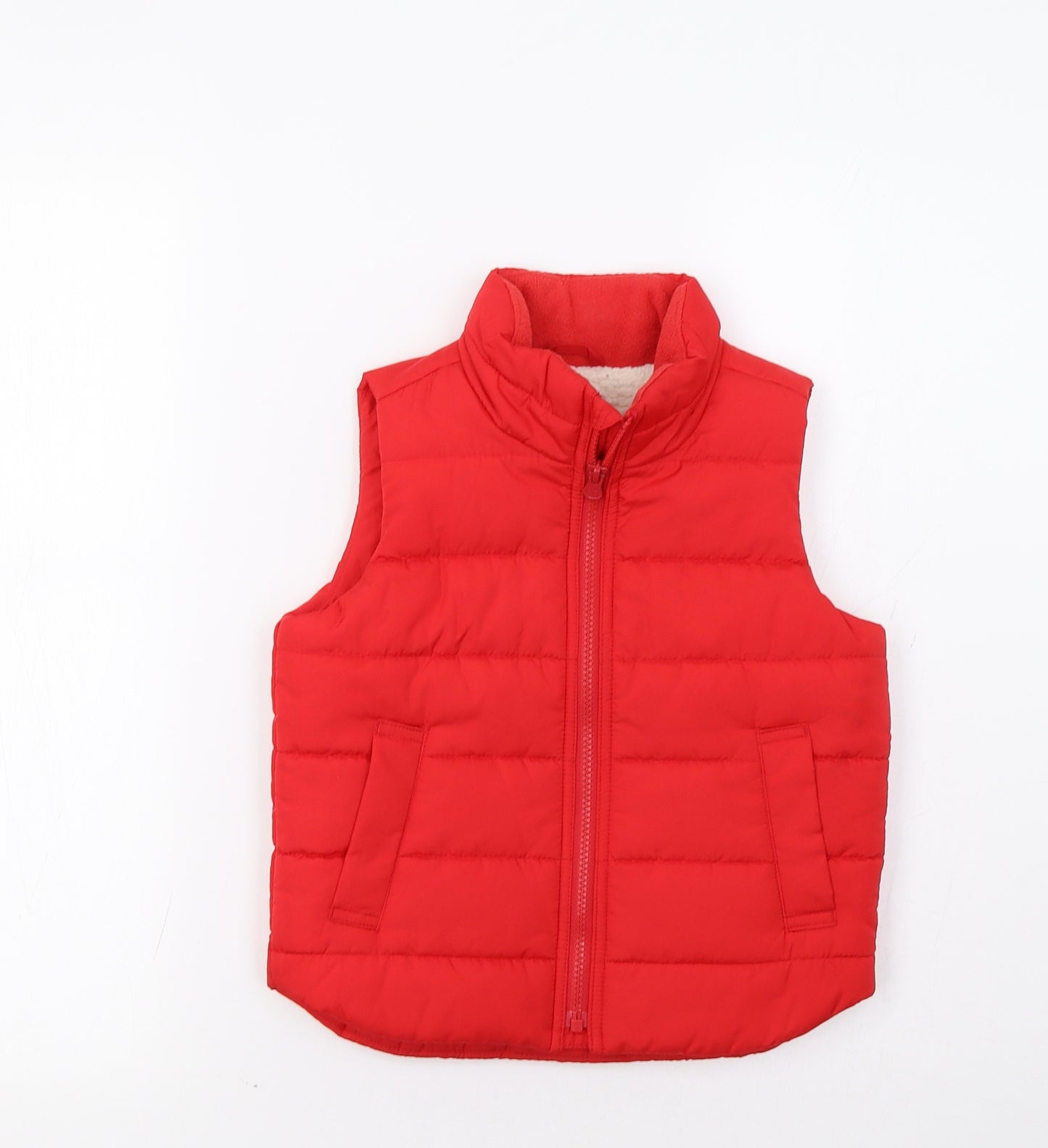 Gap Girls Red   Gilet Waistcoat Size 4 Years