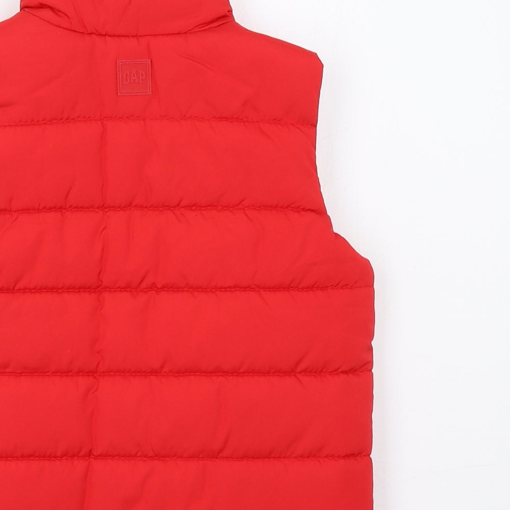 Gap Girls Red   Gilet Waistcoat Size 4 Years