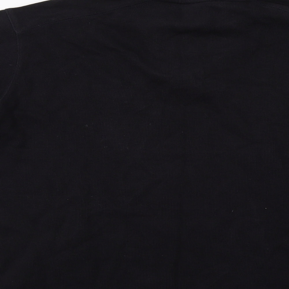Formula 1 Mens Black   Henley Sweatshirt Size 2XL