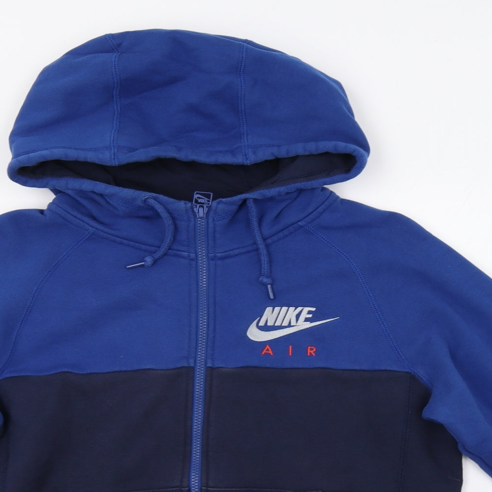 Nike Mens Blue   Full Zip Hoodie Size S