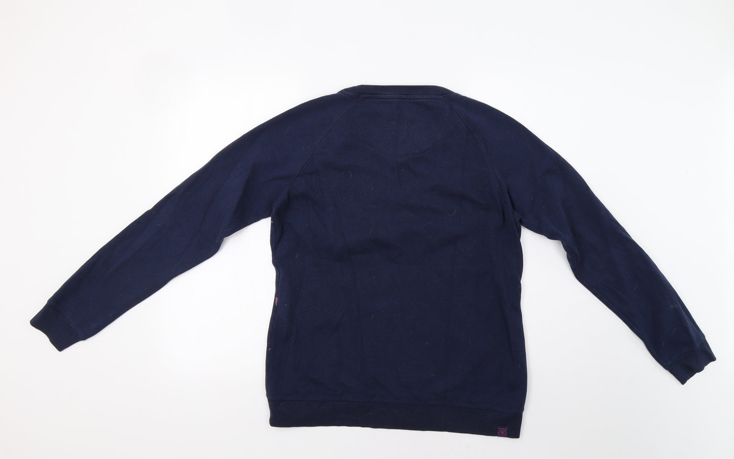 Fat Face Womens Blue   Pullover Sweatshirt Size 14  - Bird Print