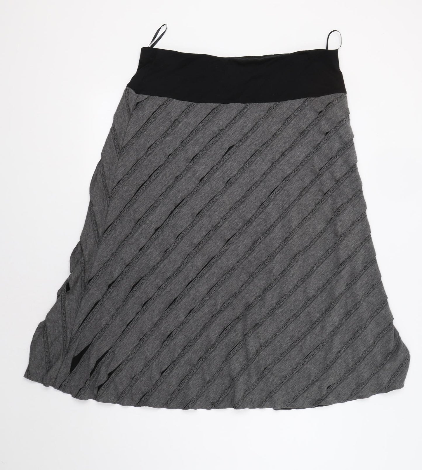 Per Una Womens Grey   A-Line Skirt Size 18