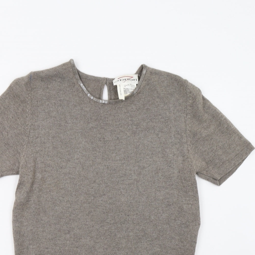 Apriori Womens Beige   Pullover Jumper Size S
