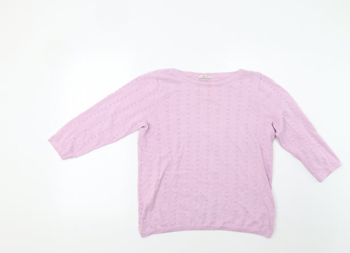 TU Womens Purple   Pullover Jumper Size 14