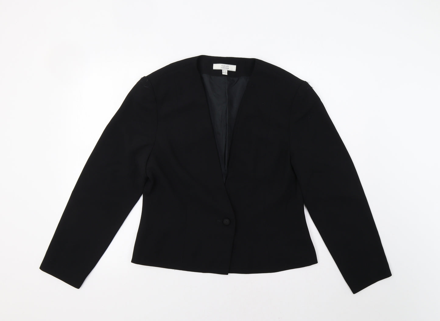 NEXT Womens Black   Kimono Blazer Size 14
