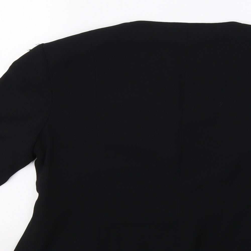 NEXT Womens Black   Kimono Blazer Size 14