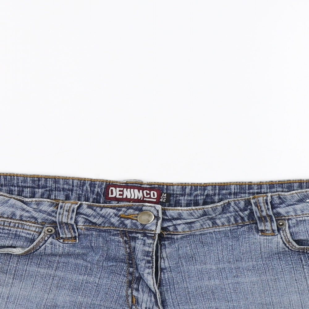 Primark Womens Blue   Hot Pants Shorts Size 14