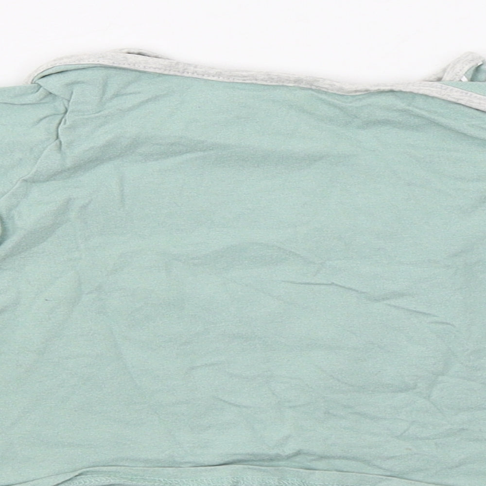 TU Baby Green Striped  Basic T-Shirt Size 12-18 Months
