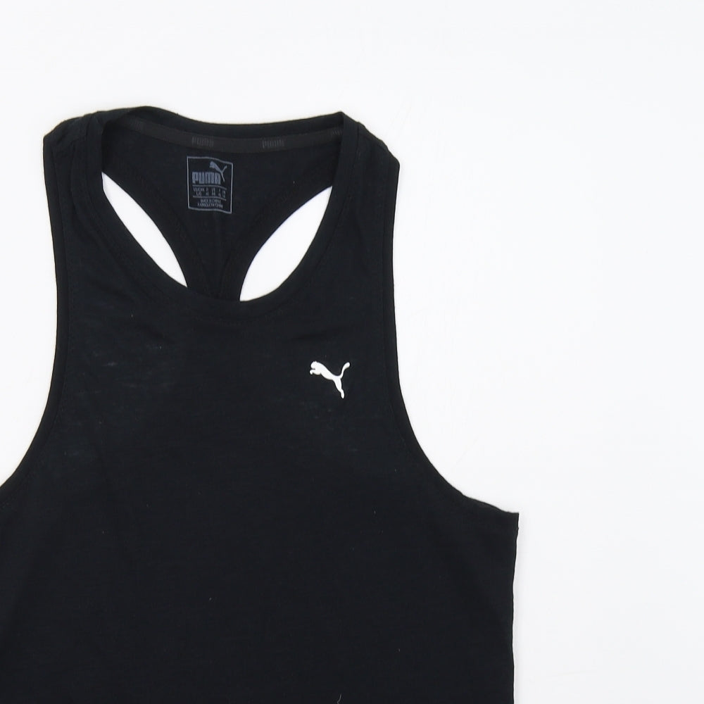 PUMA Womens Black   Jersey Tank Size L