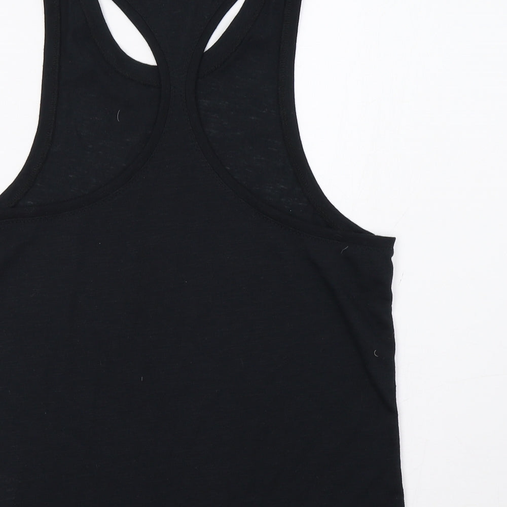 PUMA Womens Black   Jersey Tank Size L