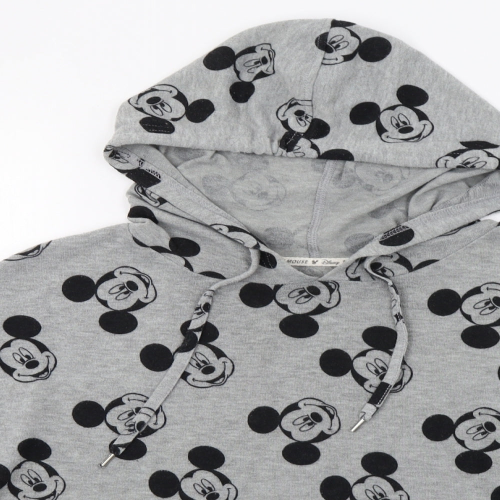 Primark Womens Grey   Top Lounge Set Size L  - Mickey Print