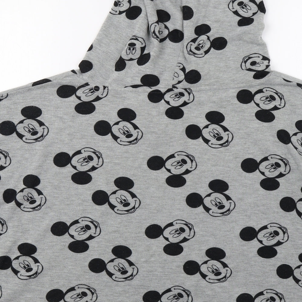 Primark Womens Grey   Top Lounge Set Size L  - Mickey Print
