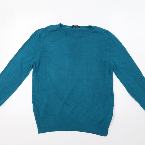 M&S Womens Blue   Pullover Jumper Size 14