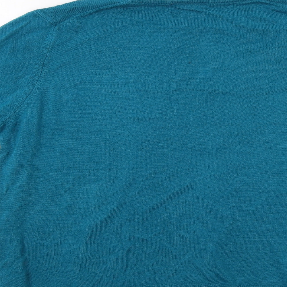 M&S Womens Blue   Pullover Jumper Size 14