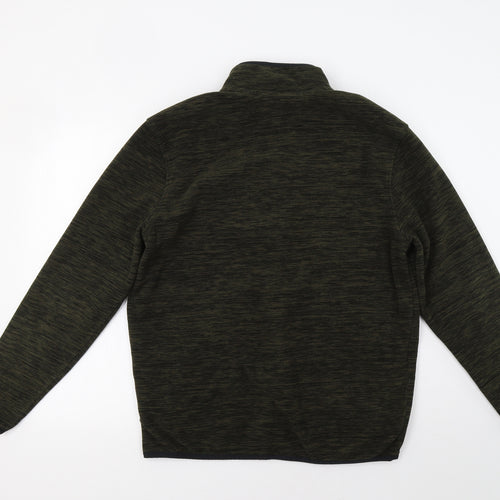 George Mens Green   Full Zip Sweatshirt Size L
