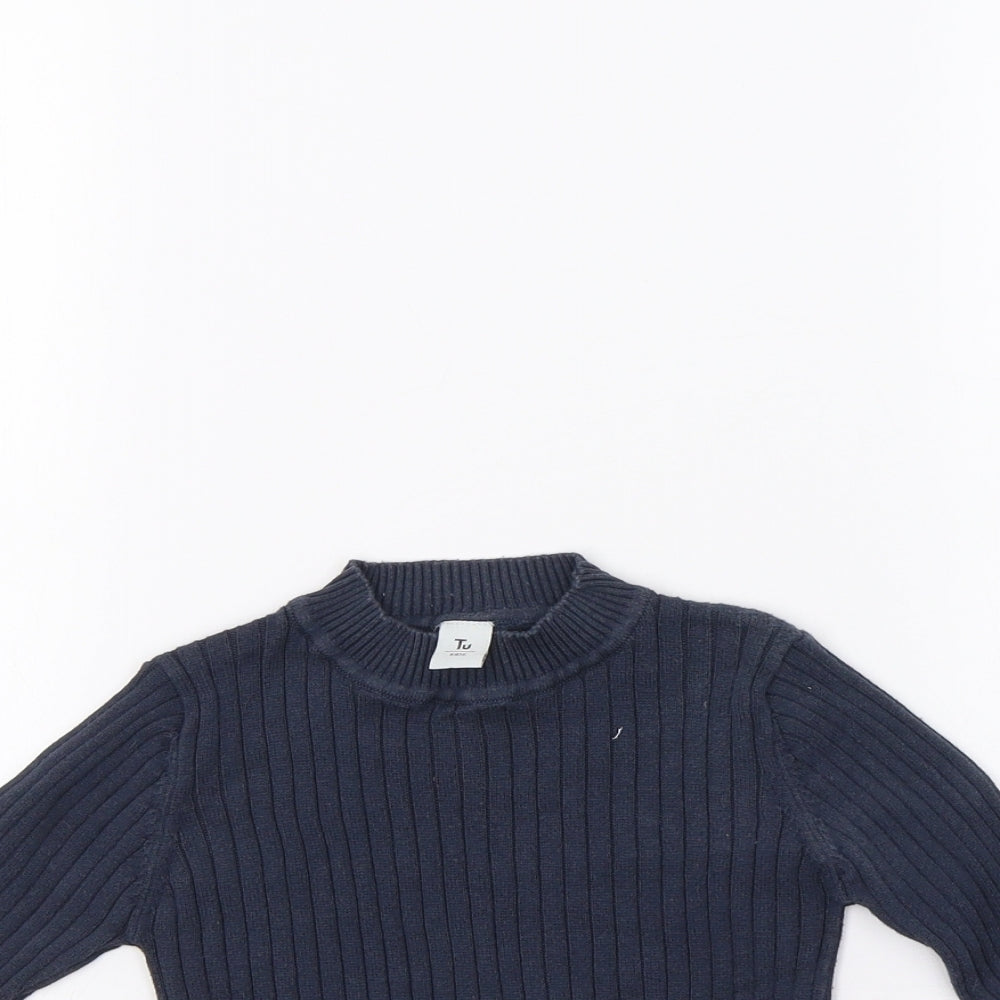 TU Girls Blue   Pullover Jumper Size 2-3 Years