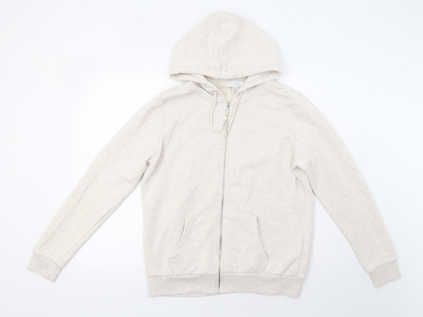 Primark Womens Beige   Full Zip Hoodie Size 14