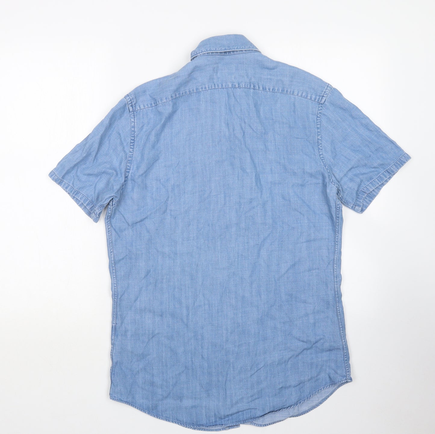 Reiss Mens Blue    Button-Up Size M