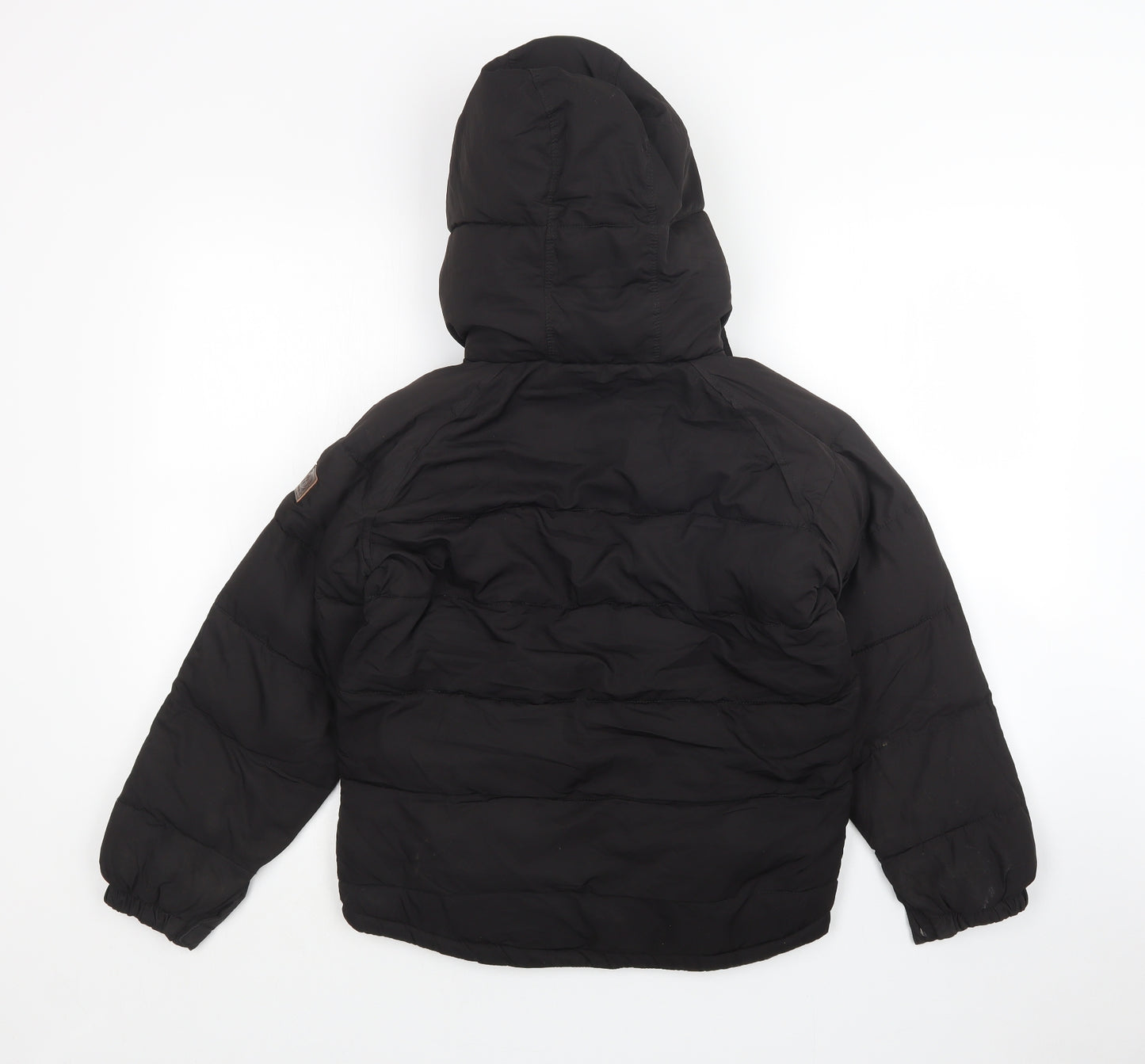 Animal Boys Black   Puffer Jacket Coat Size 9-10 Years