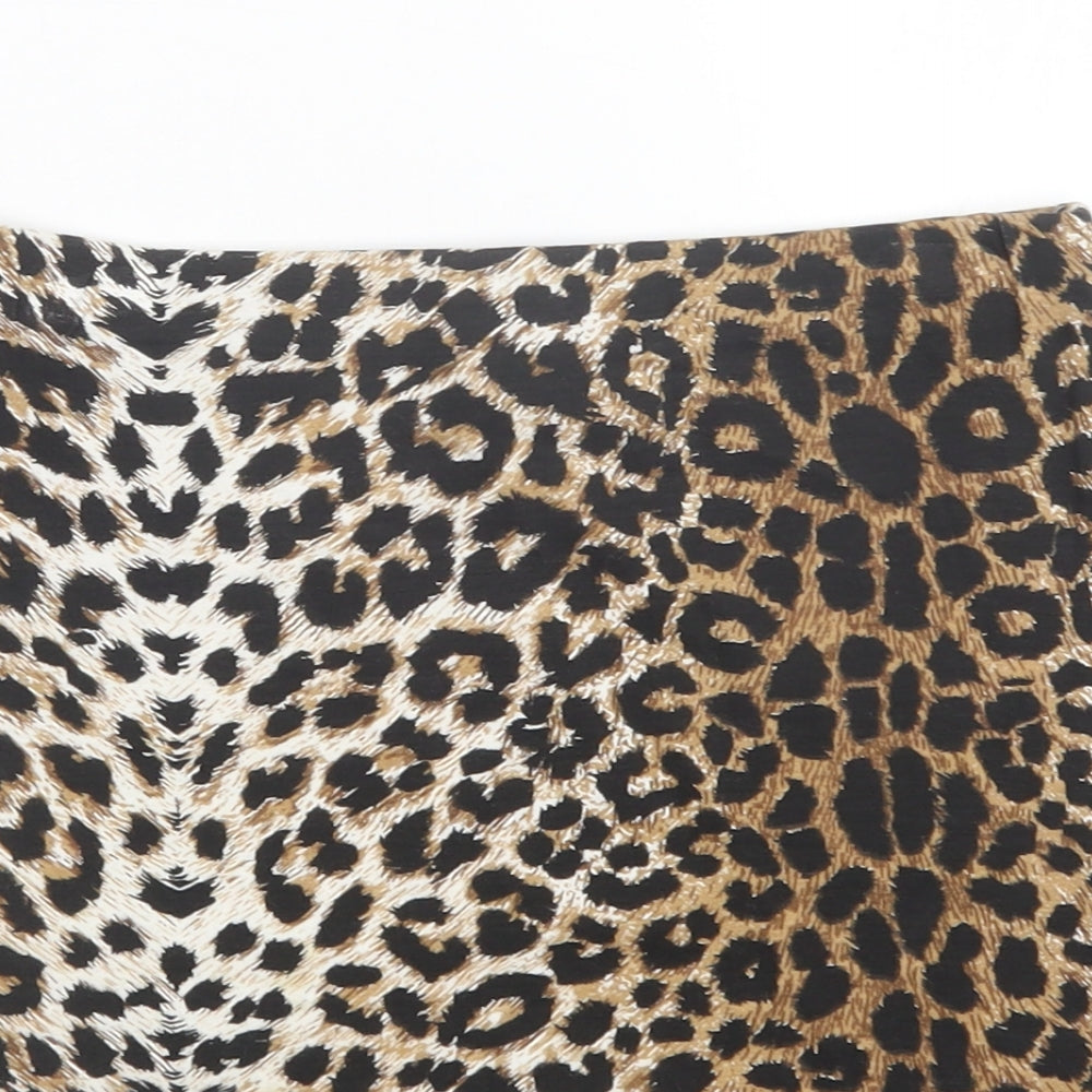 Atmosphere Womens Multicoloured Animal Print  Mini Skirt Size 6