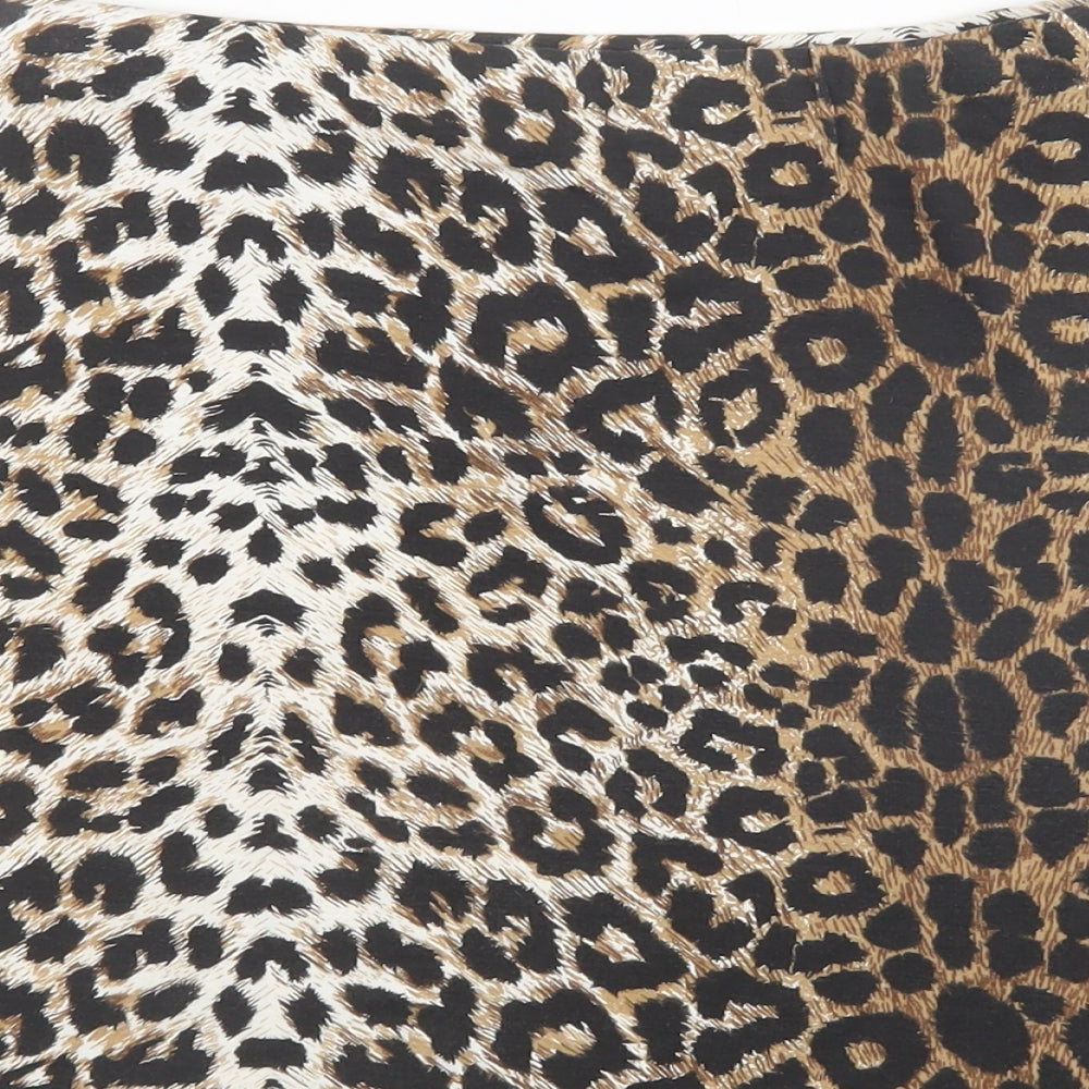Atmosphere Womens Multicoloured Animal Print  Mini Skirt Size 6
