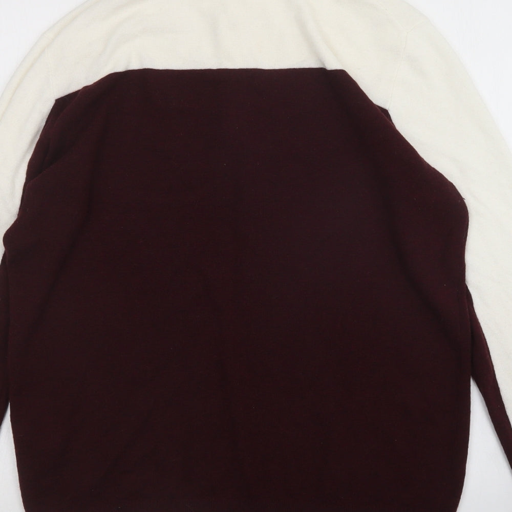 Reiss Mens Multicoloured   Pullover Jumper Size L