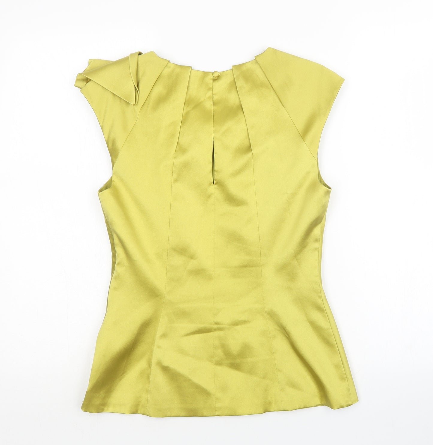 Karen Millen Womens Green   Basic Blouse Size 10