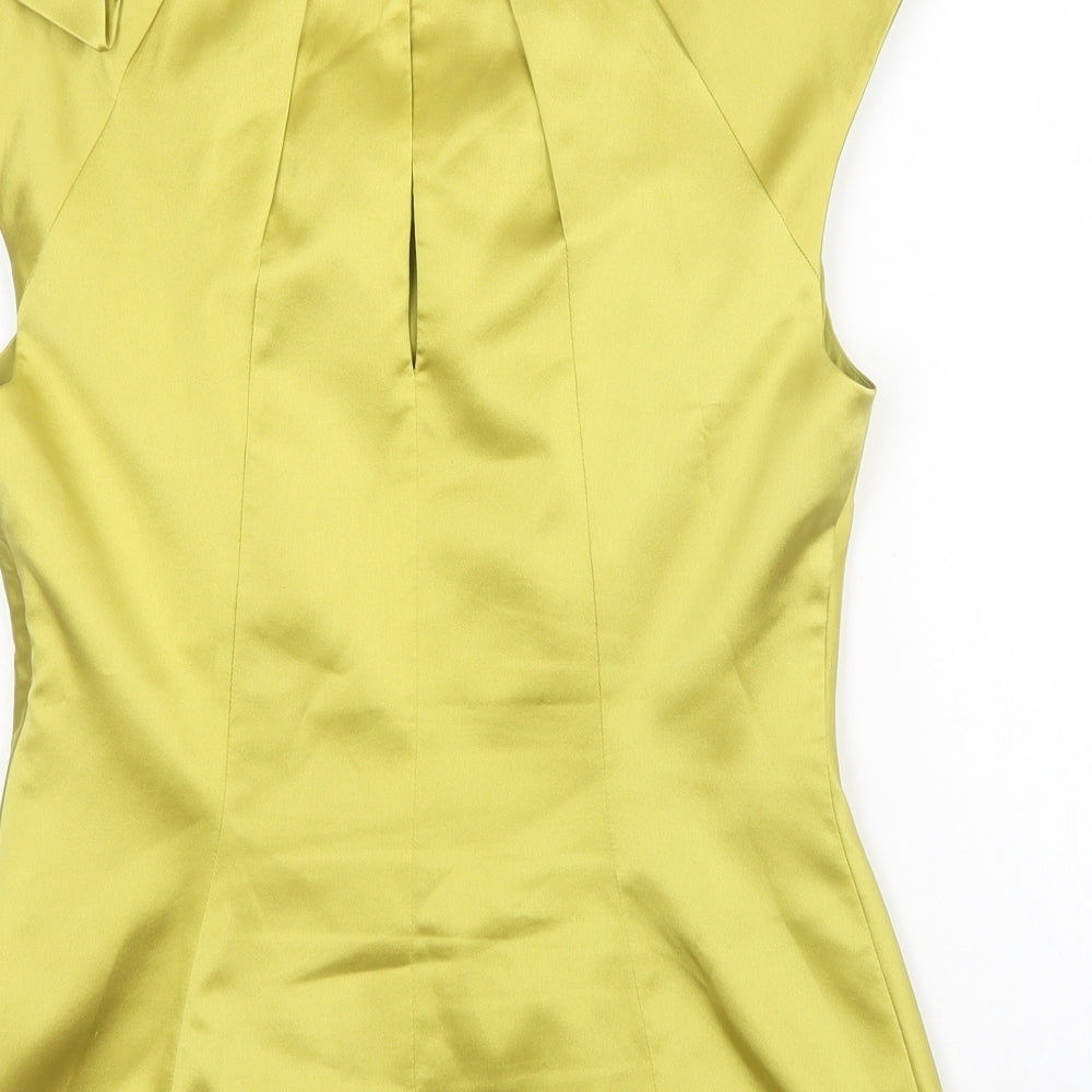 Karen Millen Womens Green   Basic Blouse Size 10