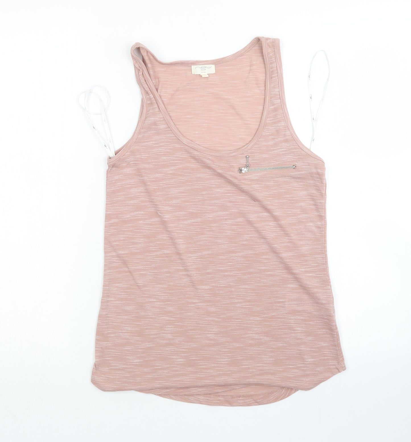 New Look Womens Pink   Basic Tank Size 6