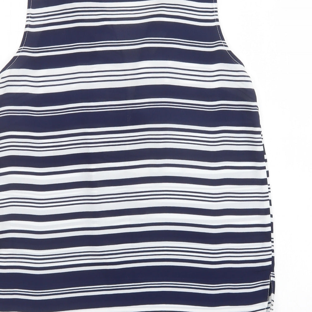 Atmosphere Womens Multicoloured Striped  Basic Tank Size 8