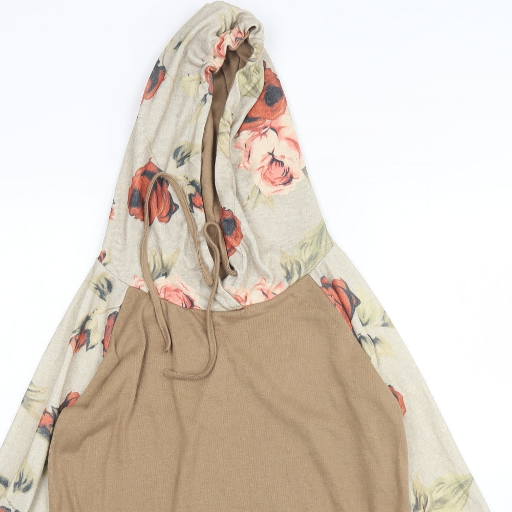 Preworn Womens Brown   Pullover Hoodie Size S