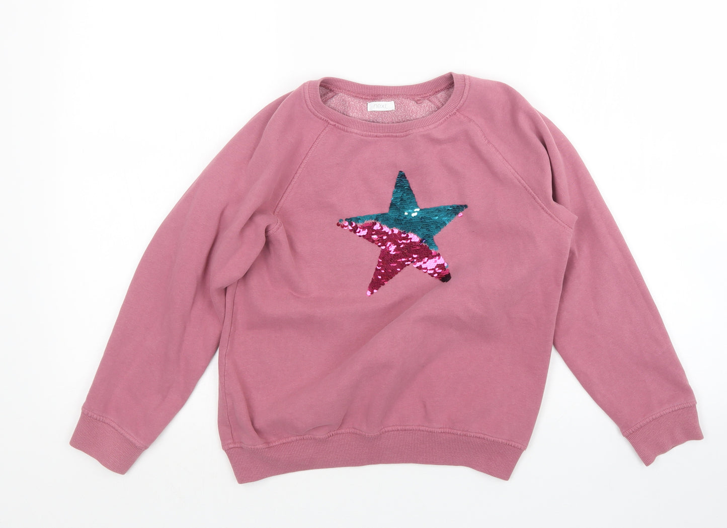 NEXT Girls Pink   Pullover Jumper Size 9 Years